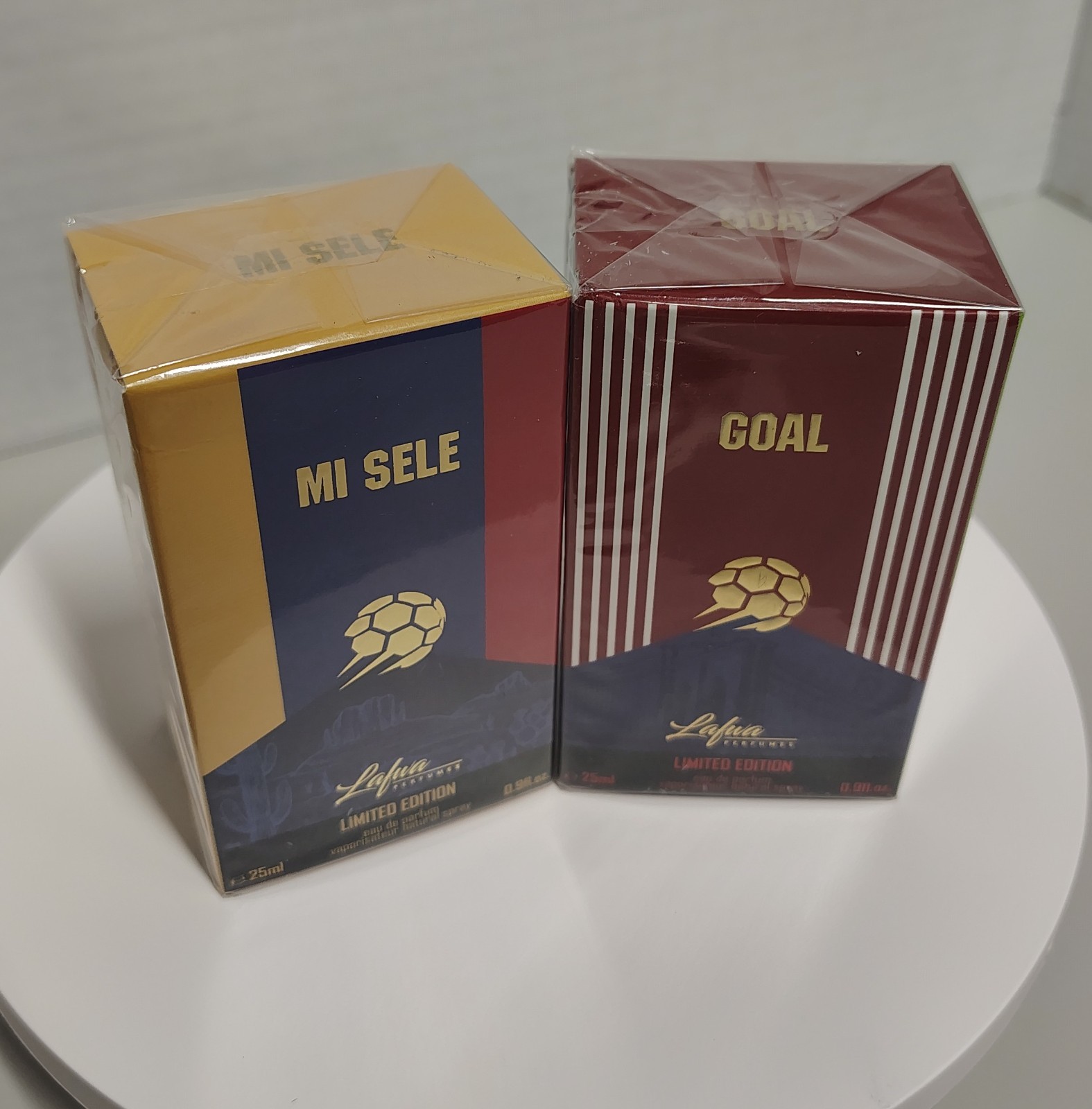 Lafua Perfumes Limited Edition 2pc Gift Set Goal & Mi Sele 25ml EDP New Sealed