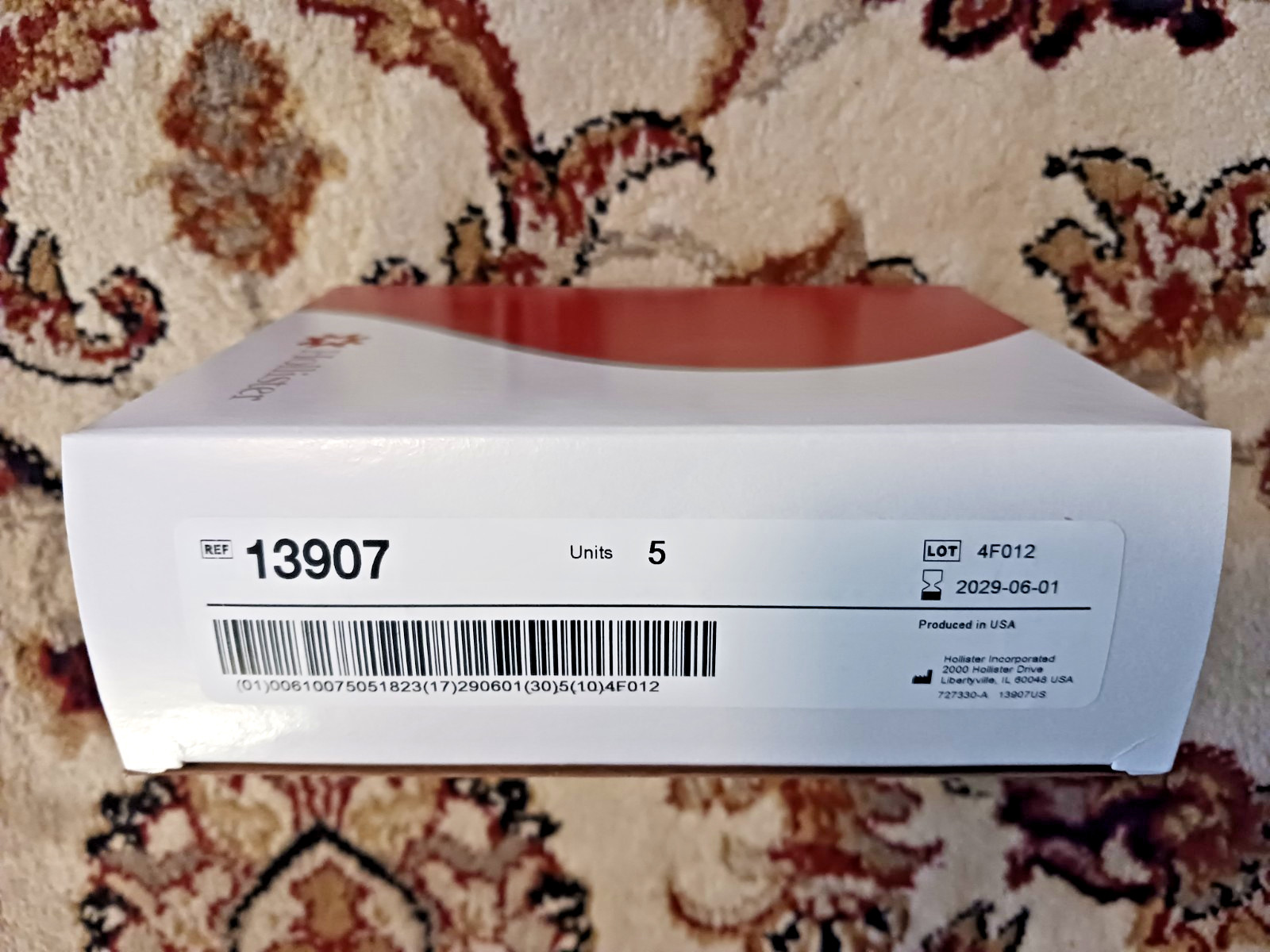 13907 Hollister New Image 2pc ostomy Skin Barrier Convex 5/box 6-2029 colostomy