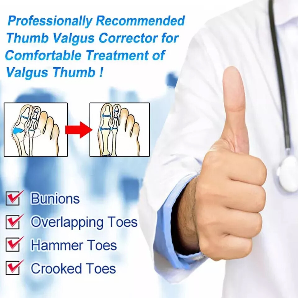 Treatmedy Bunion Fix Toe Valgus Corrector Adjustable Orthosis Women Men Splints