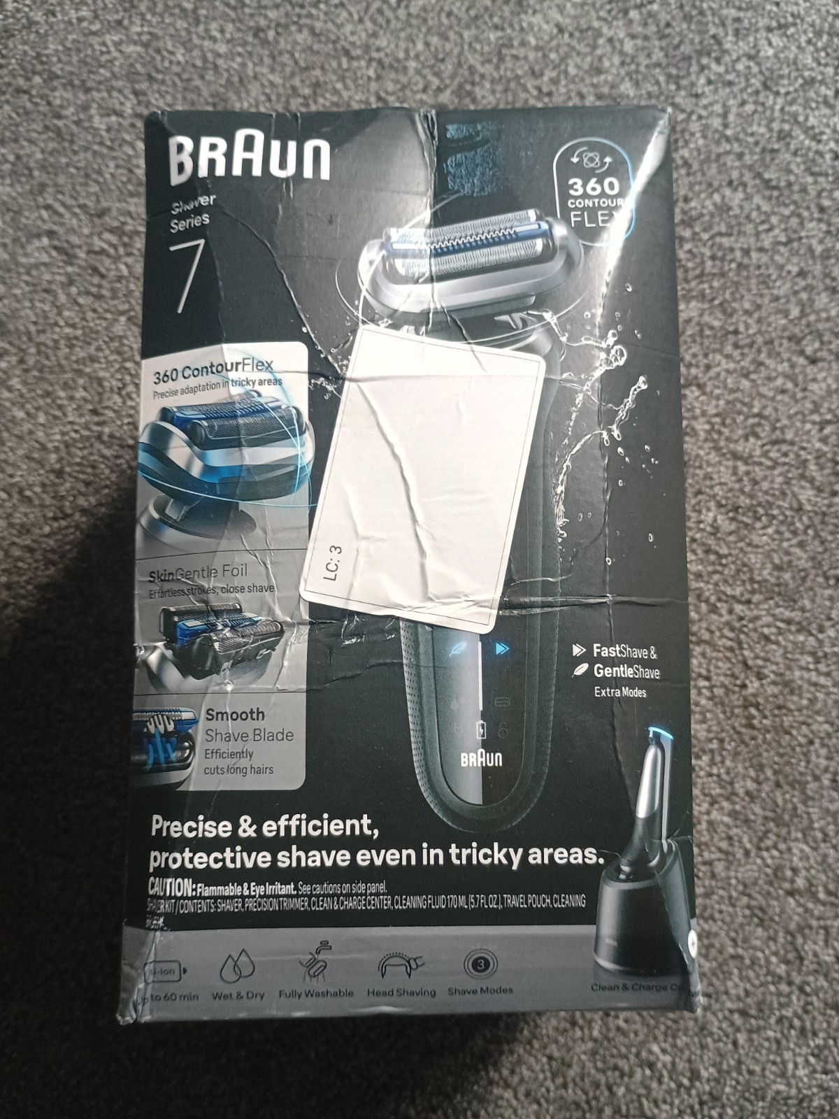 Braun Series 7 Electric Shaver 7171CC Grey with Smart Care Center New Sealed