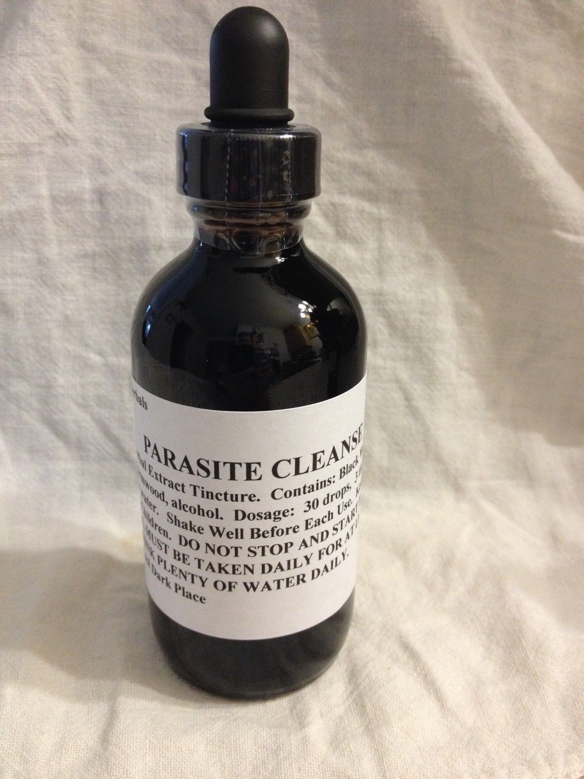 Organic NON-GMO PARASITE CLEANSE Tincture 4 floz SAFETY SEALED