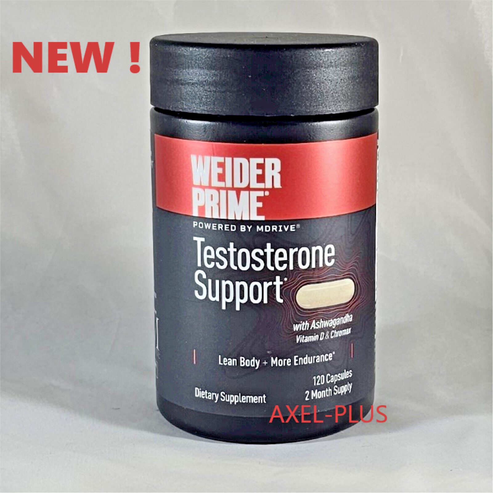 Weider Prime Testosteron Support, 120 Capsules EXP 01/2027