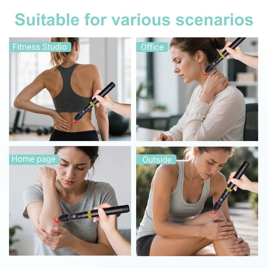 500mW 808nm Laser Therapy Device for Sciatica Neuralgia Nerve Knee Pain Relief