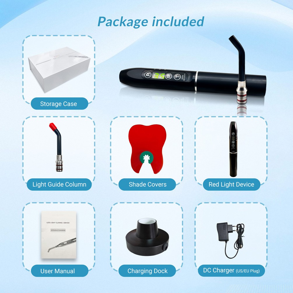 Red Light Therapy Device for Cold Sores Treatment 660nm 850nm Infrared Lip Care