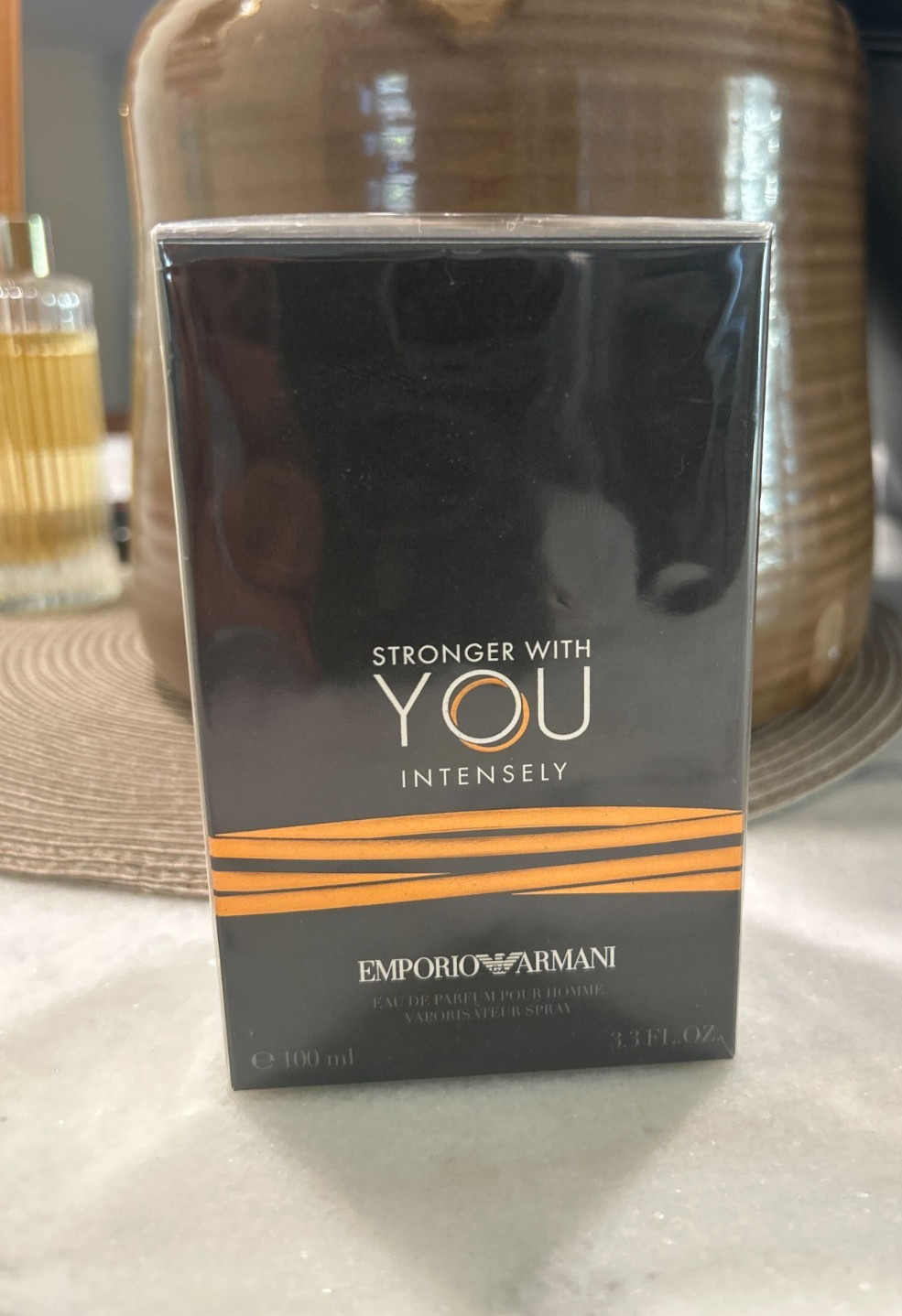Emporio Armani Stronger With You Intensely EDP 3.3oz 100ml For Men NEW SEALED