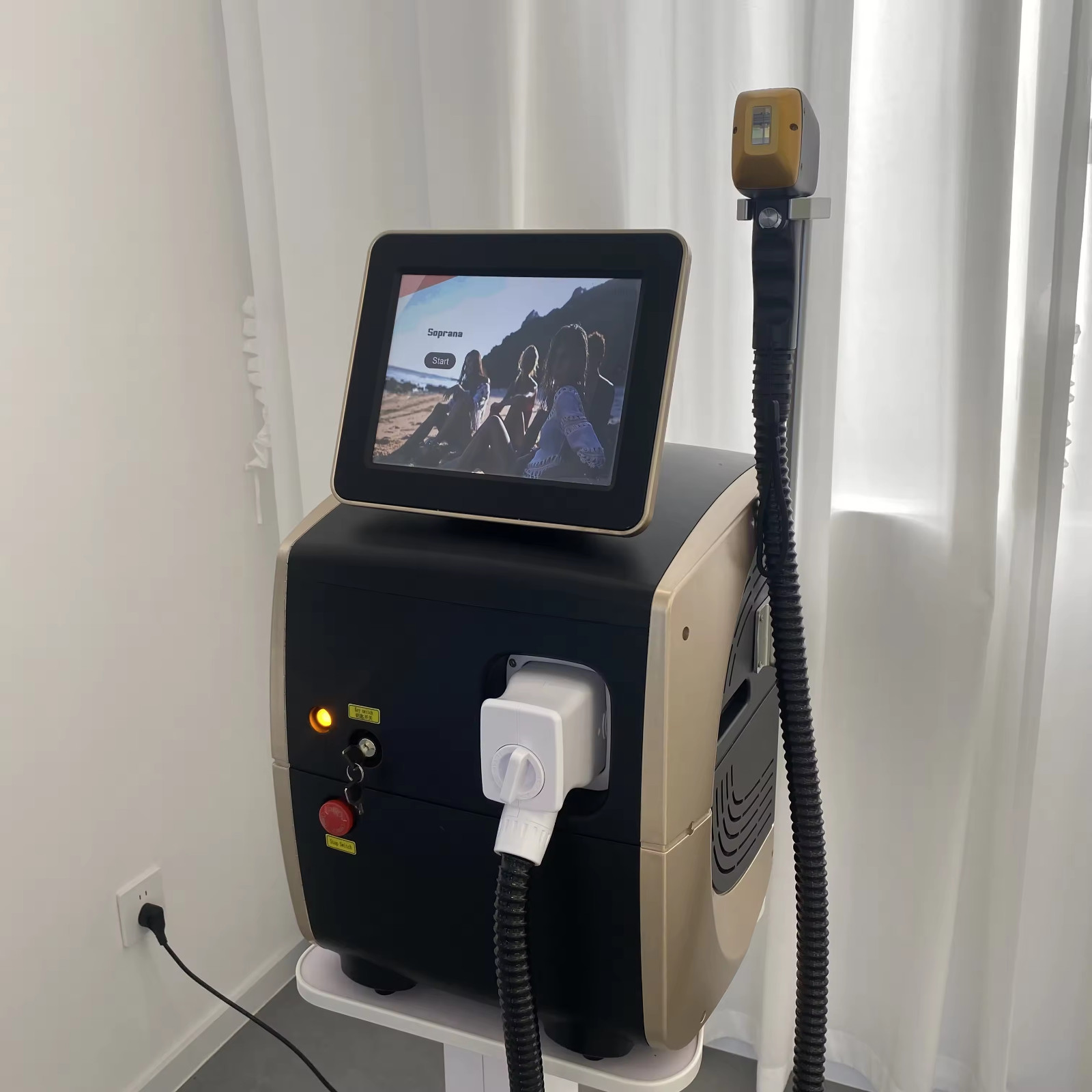 Ice Titanium Soprano Permanent Painless 808 Diode Laser hair removal Machine