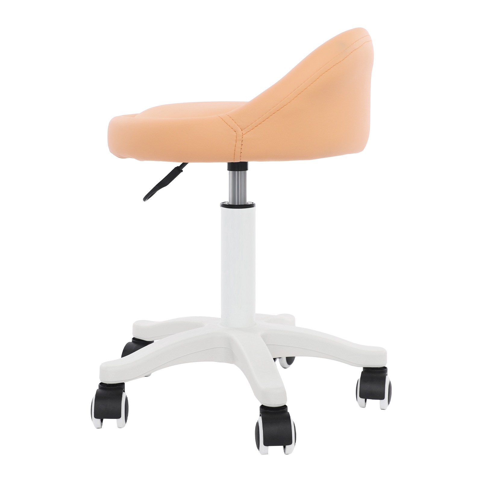 360° Rotation Stool, 48-62cm Height Adjustable Chair, Movable Beauty Salon Chair