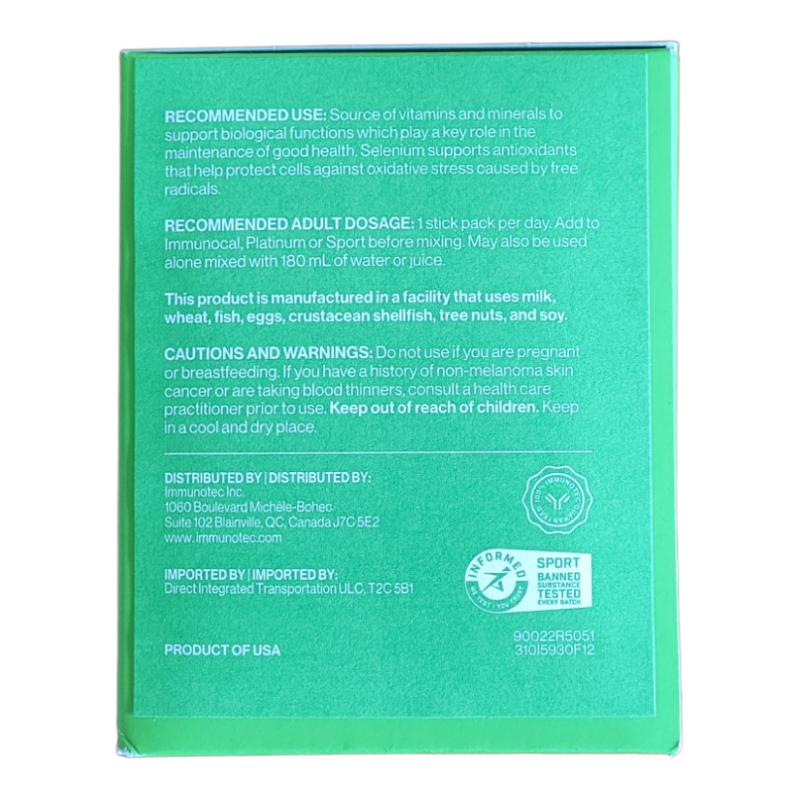 Immunocal Booster (2 Packs) – New – Free Shipping – Exp: 11/2025