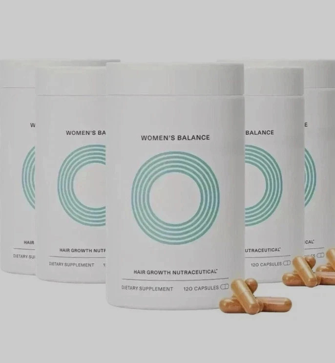 5 Pack Women’s Balance Growth Hair Supplements Premium Ages45 and up 120 Capsuls