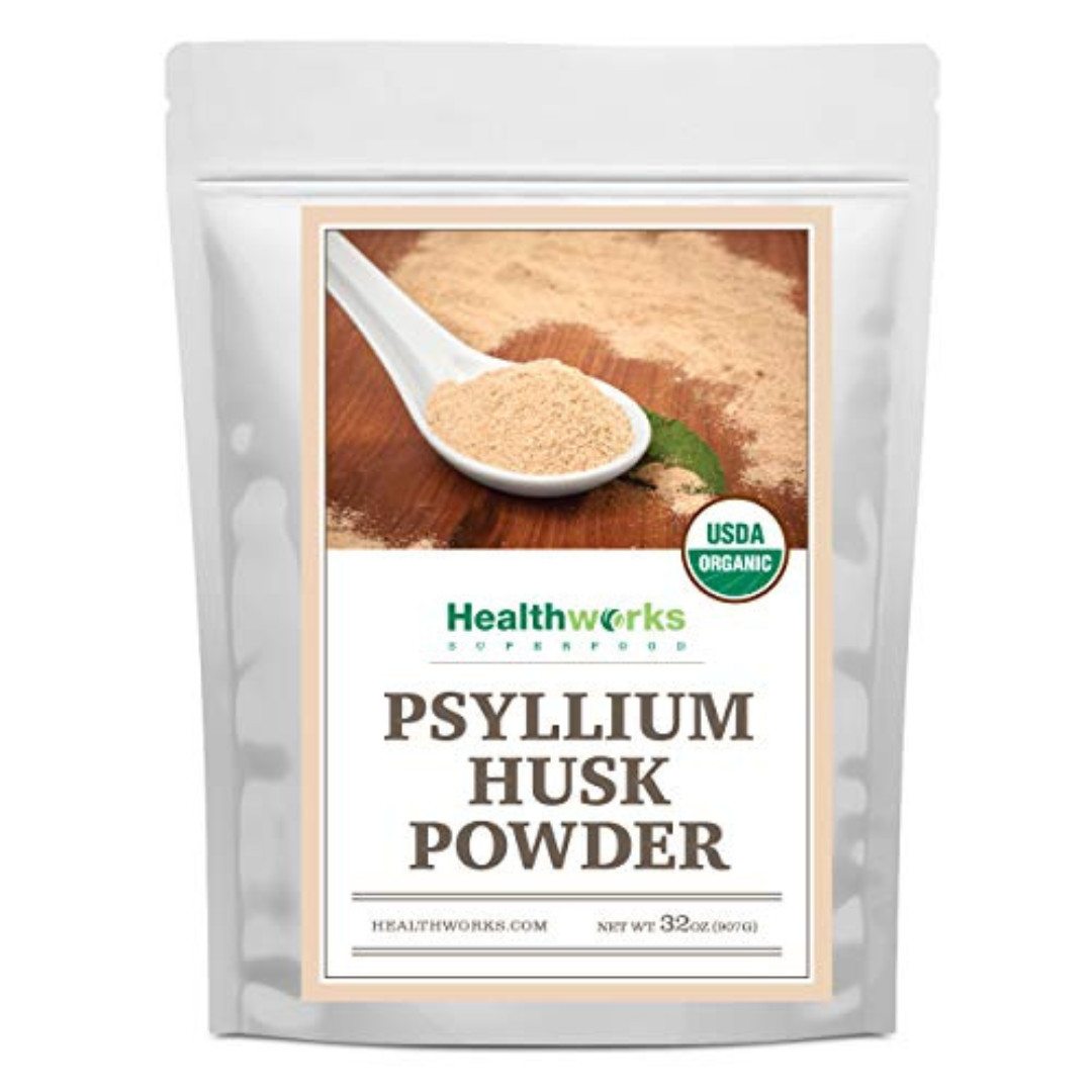 Psyllium Husk Powder Organic – 32 Oz / 2 Lbs – Raw – Certified Organic – Finely