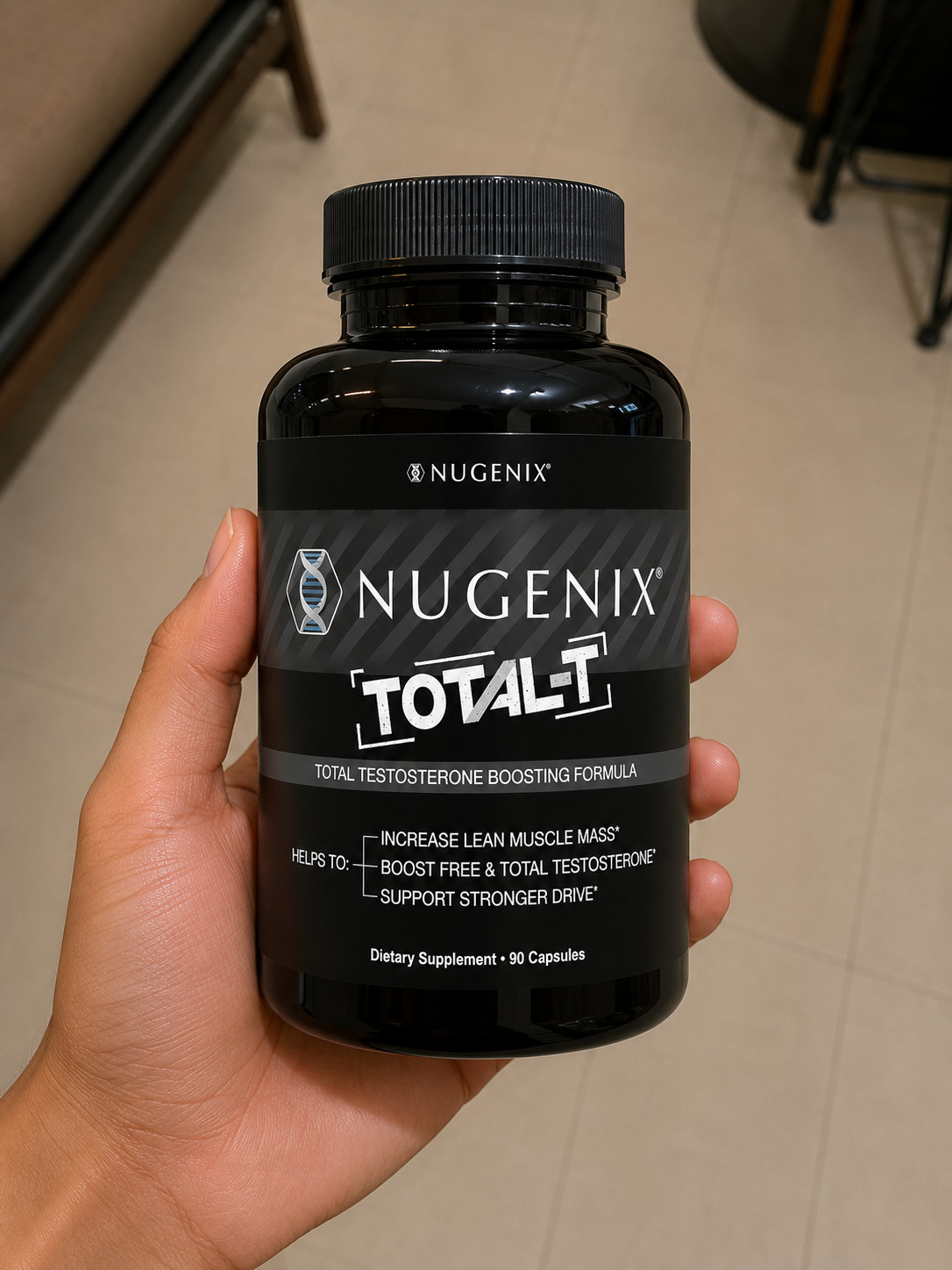 Nugenix Total-T 90 Capsules Men’s Testosterone Support Vitality Energy Support E