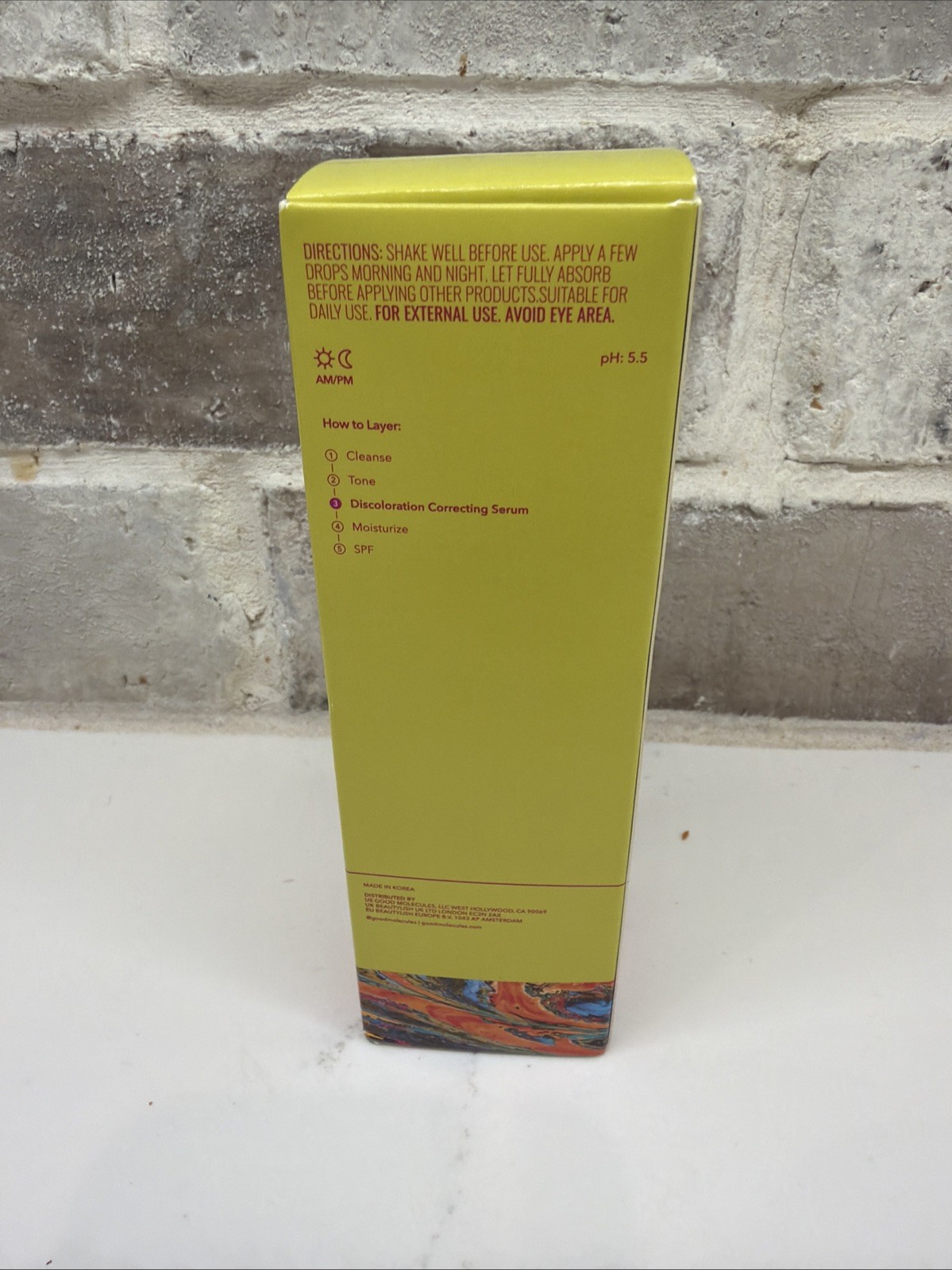 Good Molecules Discoloration Correcting Serum 75ml – 2.53 Fl Oz NEW