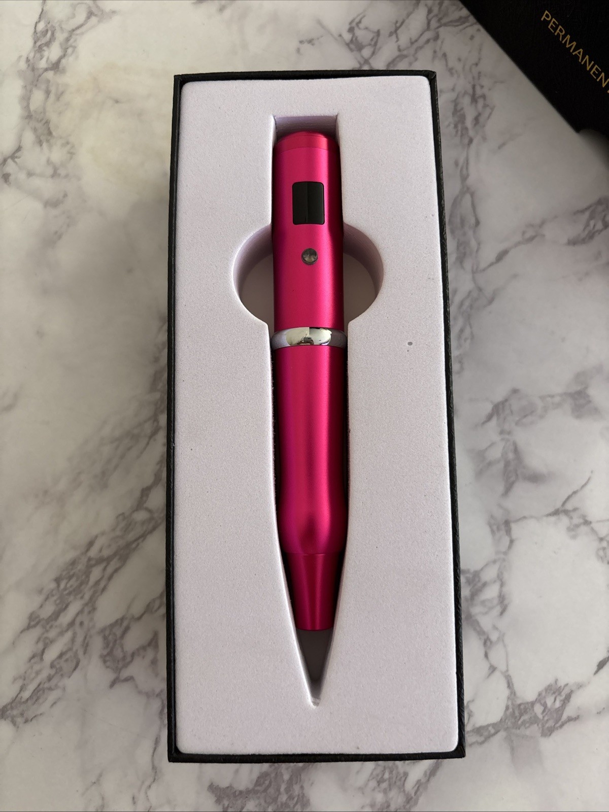 Wireless Permanent Makeup Cosmetic Tattoo Machine Hot Pink NIB