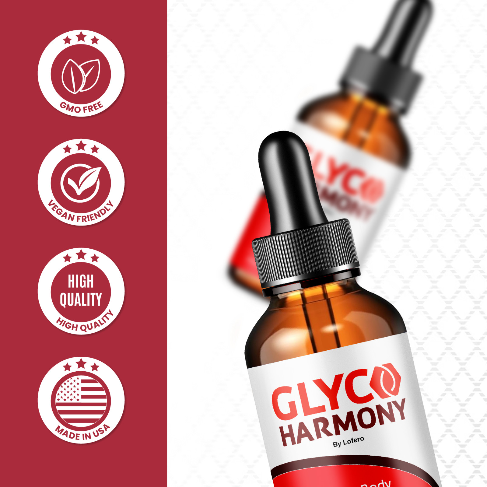 (2 Pack) Glyco Harmony Drops Support Blood Sugar GlycoHarmony Glycogen (4 oz)