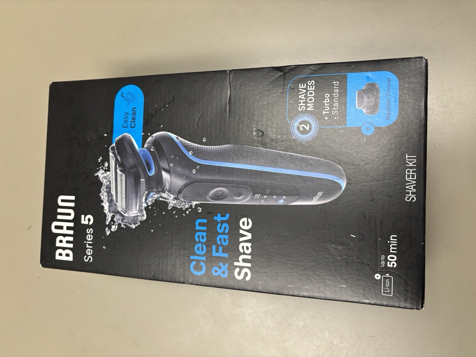 NEW SEAL Braun Series 5 Clean & Fast Shave Shaver Kit Model 5118S
