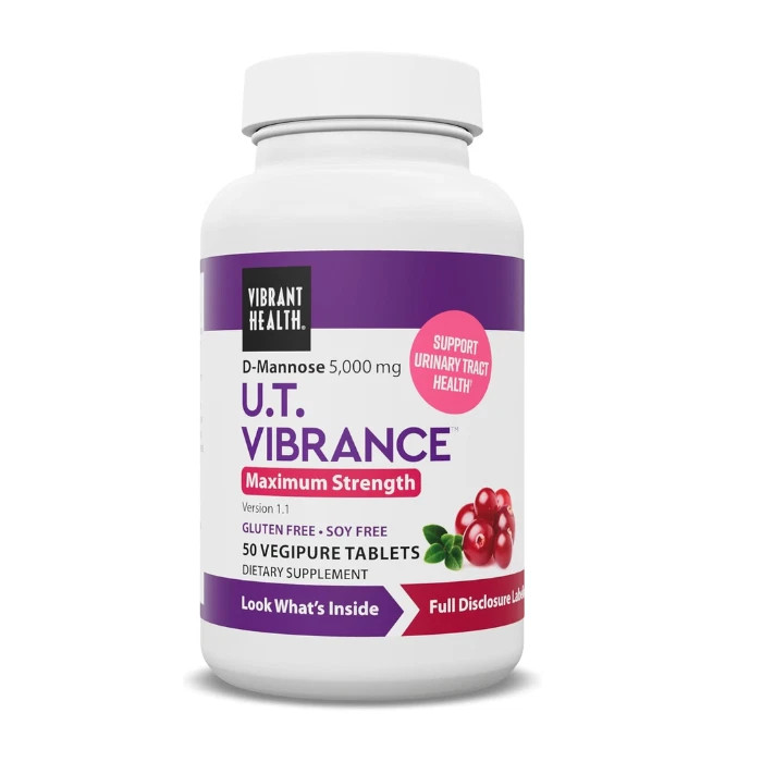 Vibrant Health U.T. Vibrance – D Mannose & Botanicals 50 tablets