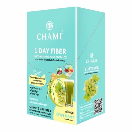 CHAME 1 Day Fiber Detox Drink Radiant Skin Help Excretion Hight Vitamin 6sac/box