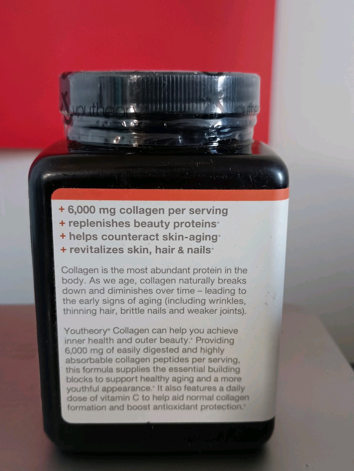 (2 Units) Youtheory Adv Collagen – 6,000 mg Collagen with Vitamin C -290 Tablets