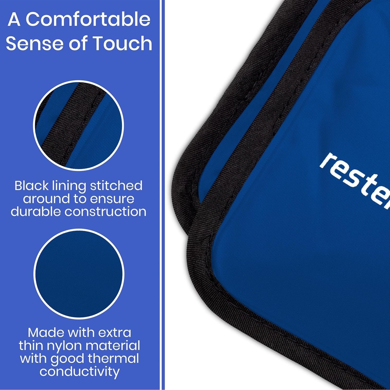 3 Compartment Gel Ice Pack – 7×12 – Superior Cold Distribution for Recovery