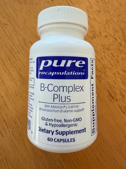 Pure Encapsulations B-Complex plus 60 capsules (NEW) EXP 09/2028