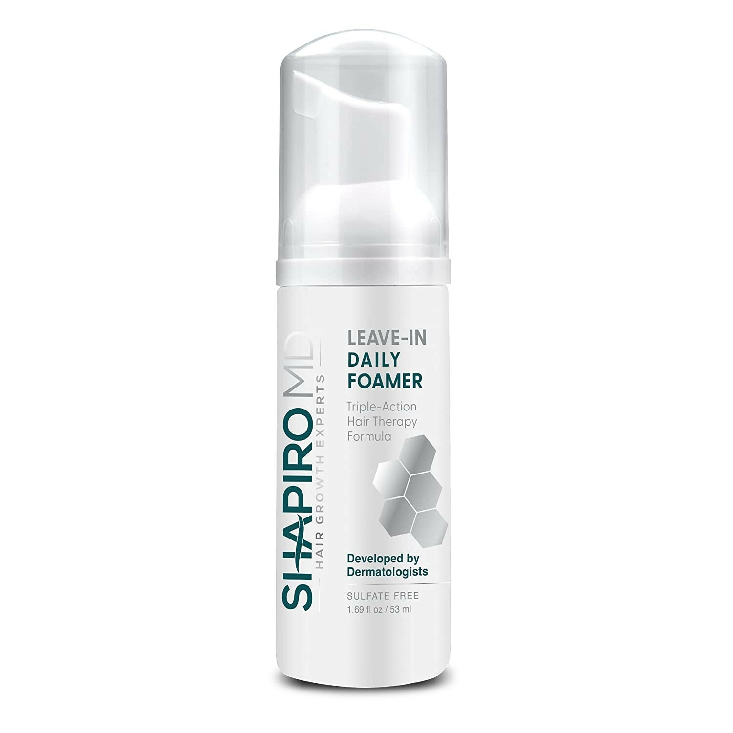 Shapiro MD Hair Loss Leave-In Daily Foam, Vegan Formula with DHT Blockers
