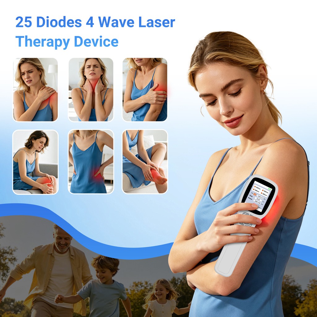 2.5W Low Level Laser Therapy for Sciatica Back Neck Pain Disc Herniation Relief
