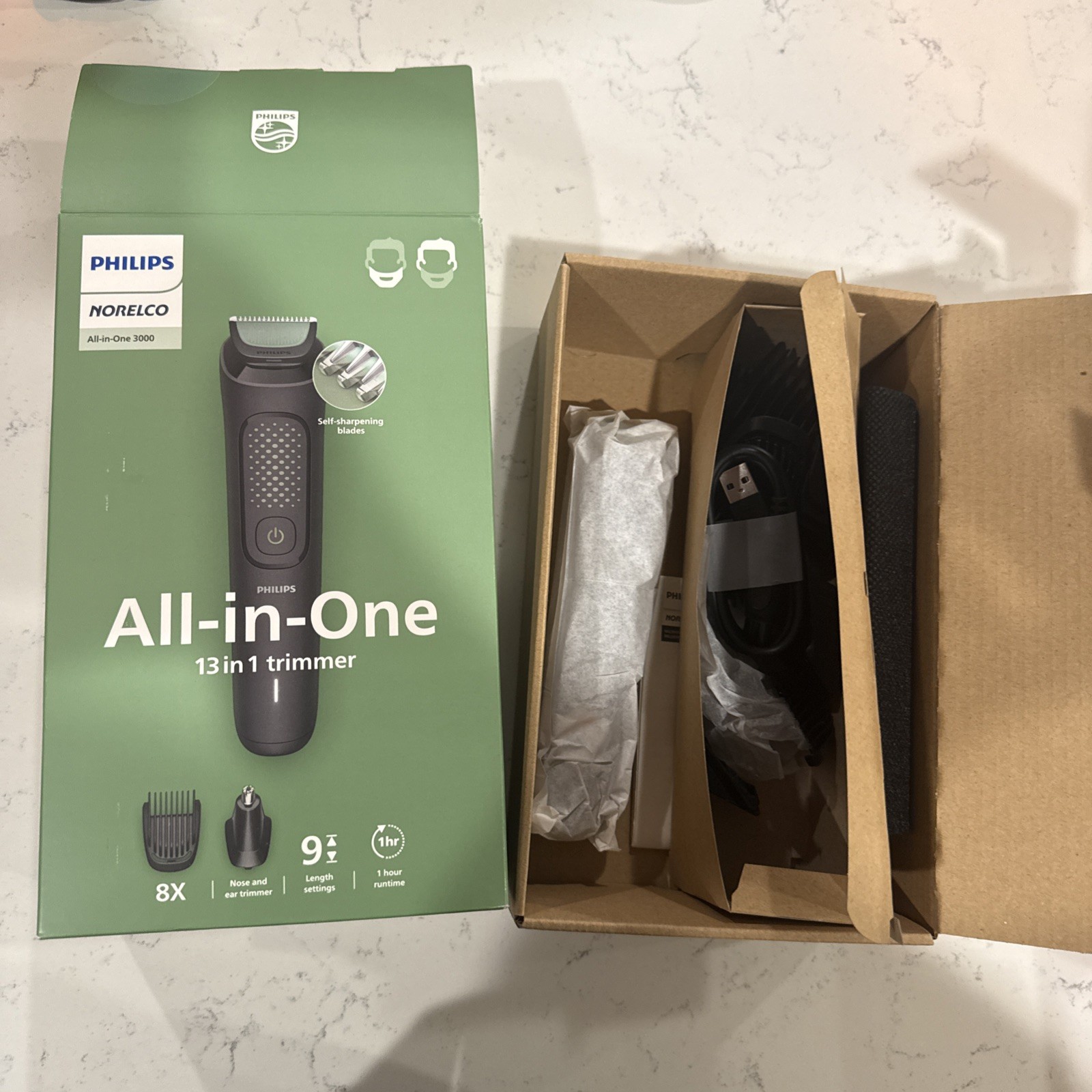 Philips Norelco All-in-One 3000 Series 13 in 1 Trimmer, Beard Styler & Men’s