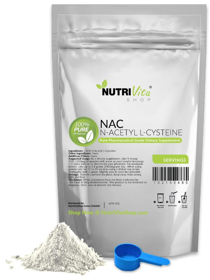 1000g (2.2 lb) NEW N-Acetyl L-Cysteine NAC KOSHER/PHARMACEUTICAL USP