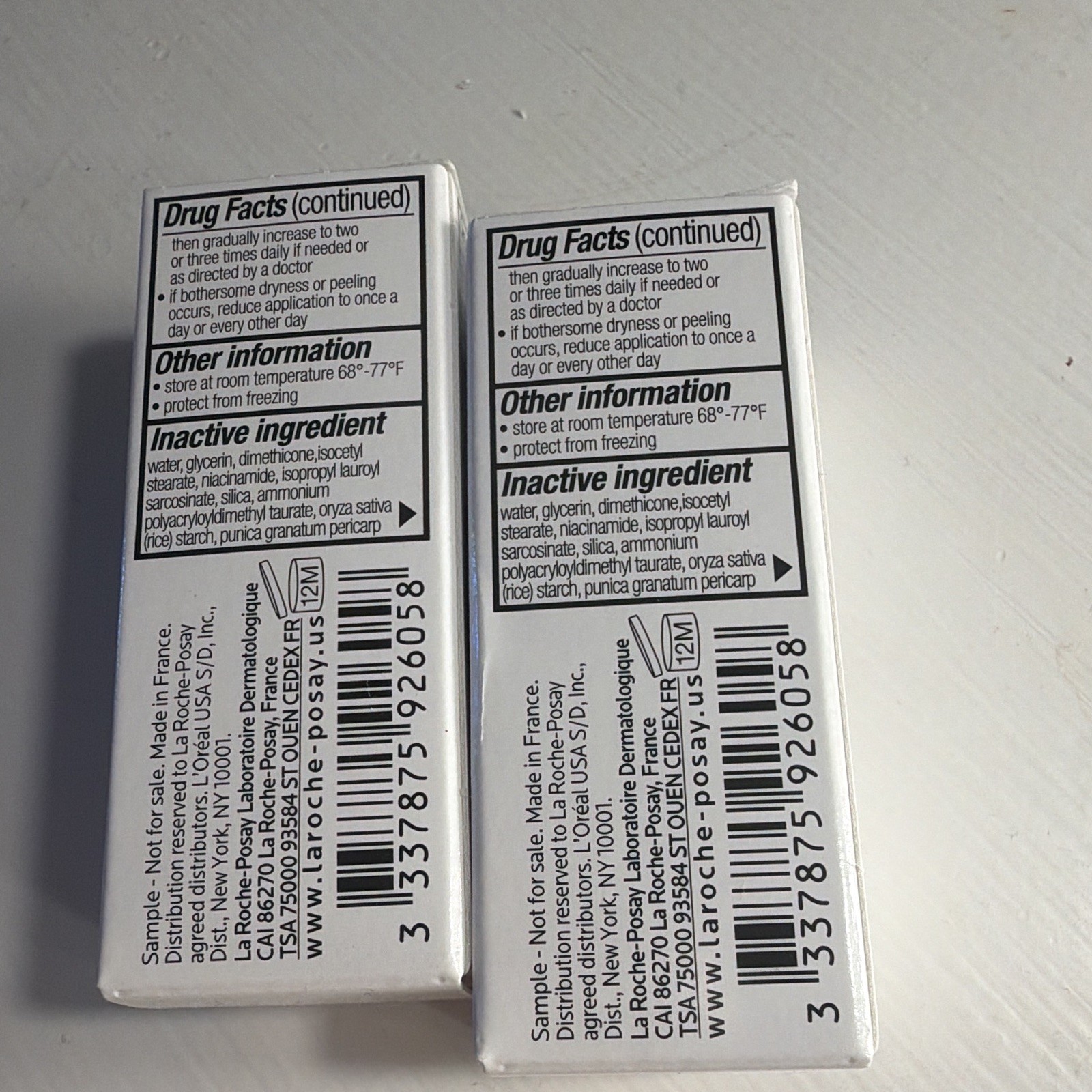 La Roche-Posay Effaclar Duo+M Acne Cream Salicylic Acid 0.1 fl oz Lot 2