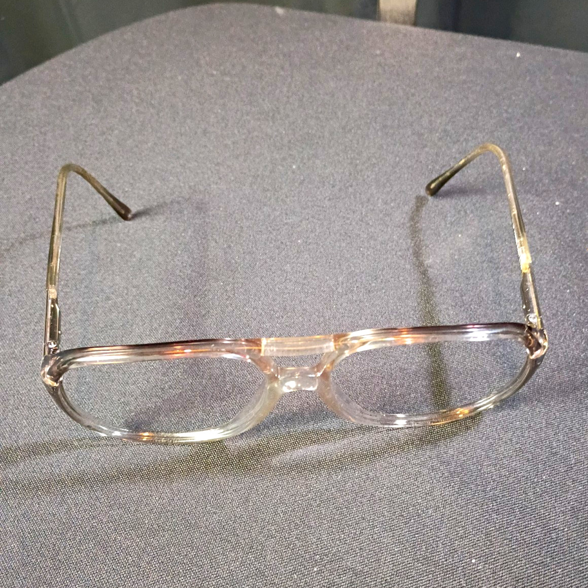 Unisex Adults Full Rim Metal Eyeglass Frames Gold 52-17 150 Pre-Owned