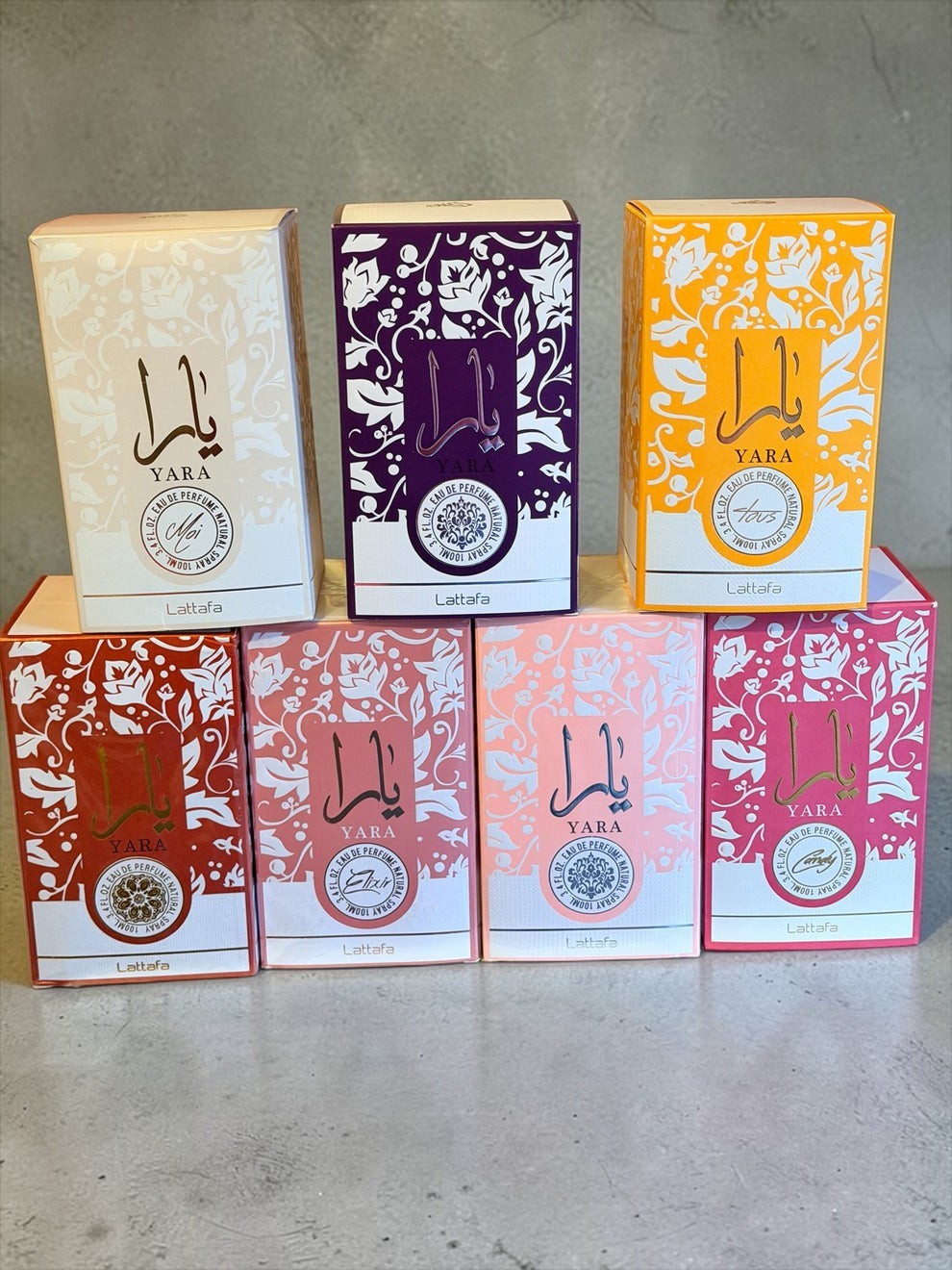 Yara by Lattafa perfume for women EDP 3.4 oz Open Box Bundle Of 3