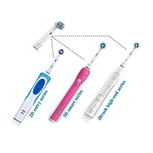 4 Pack Sensitive Toothbrush Heads Compatible with Braun Oral-B Electric…