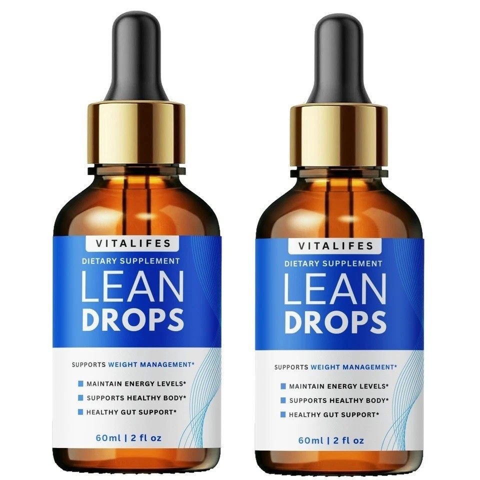 2 Pack – Lean Drops Advanced Weight Fat Loss & Gut Health Support Drops (2 fl oz