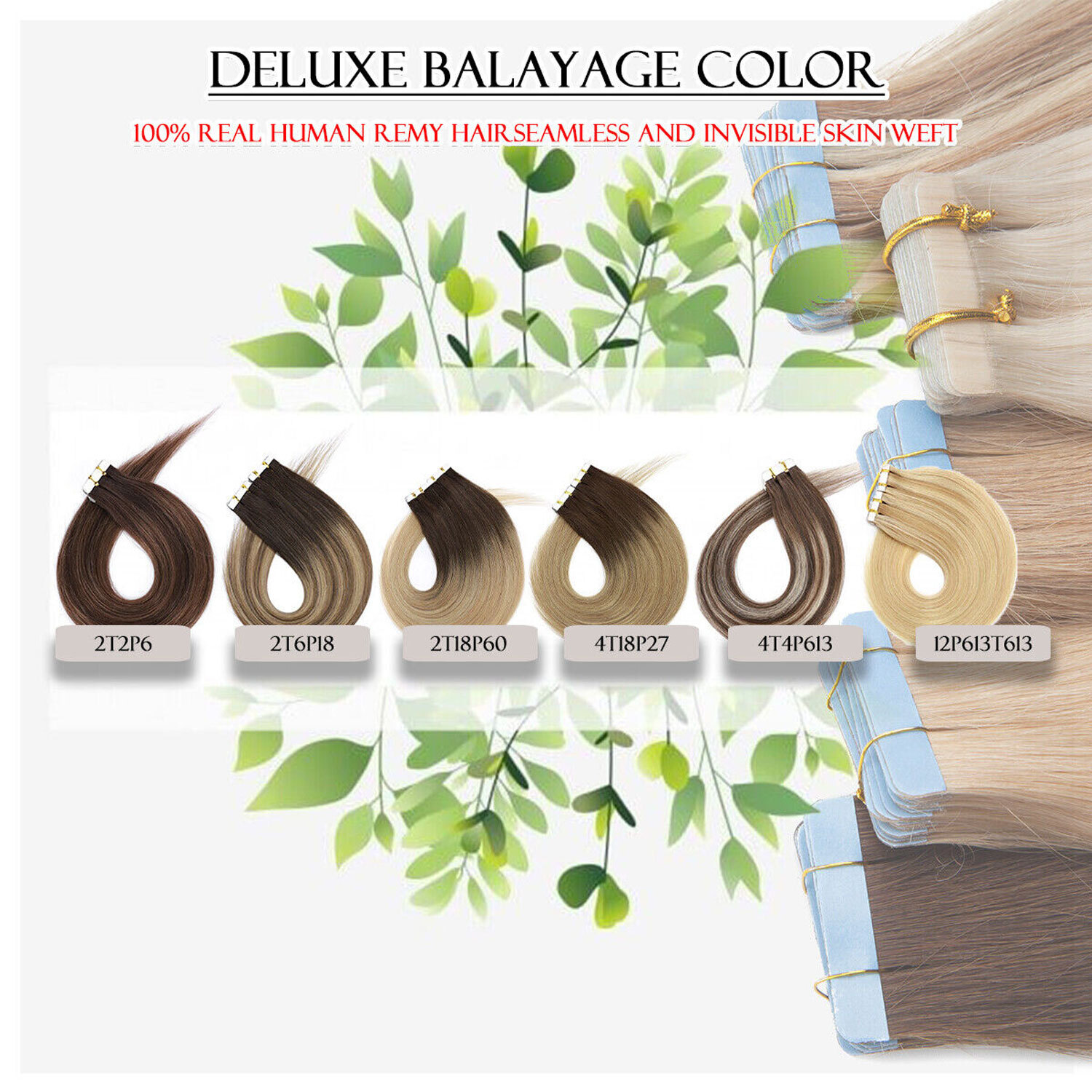 Thick 200g 80pcs Tape In Remy Human Hair Extensions Skin Weft FULL HEAD BROWN SE