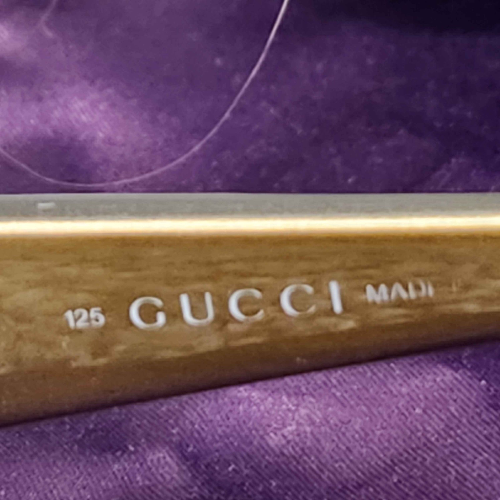Gucci GG 2812 Black Rectangular Eyeglasses Rhinestone Interlocking GG Logo