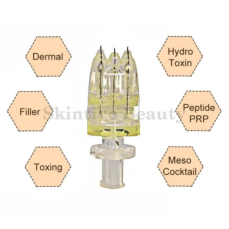 5PCS 5 Pin Crystal Multi-Tips Replace Needle For Beauty Facial Skin Care Tool