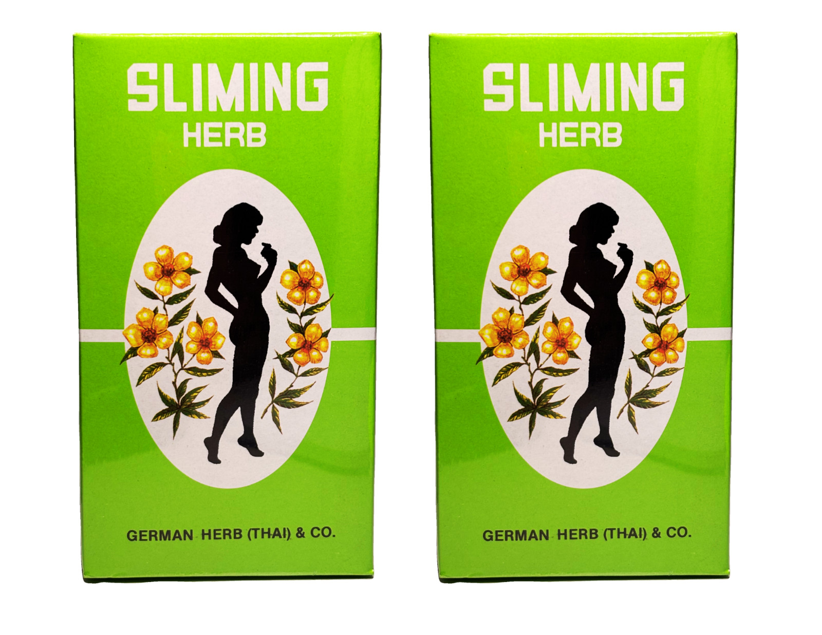 German Herb Sliming Herb/Slimming Tea/Thai Herbal Tea – 2 Boxes (100 Teabags)