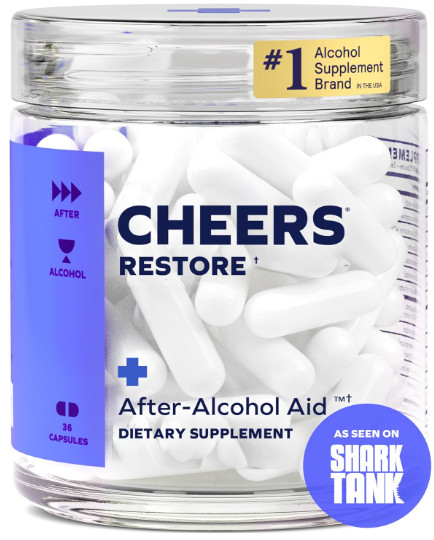 Cheers Restore – DHM + L-Cysteine Supplement | Post-Drinking Support