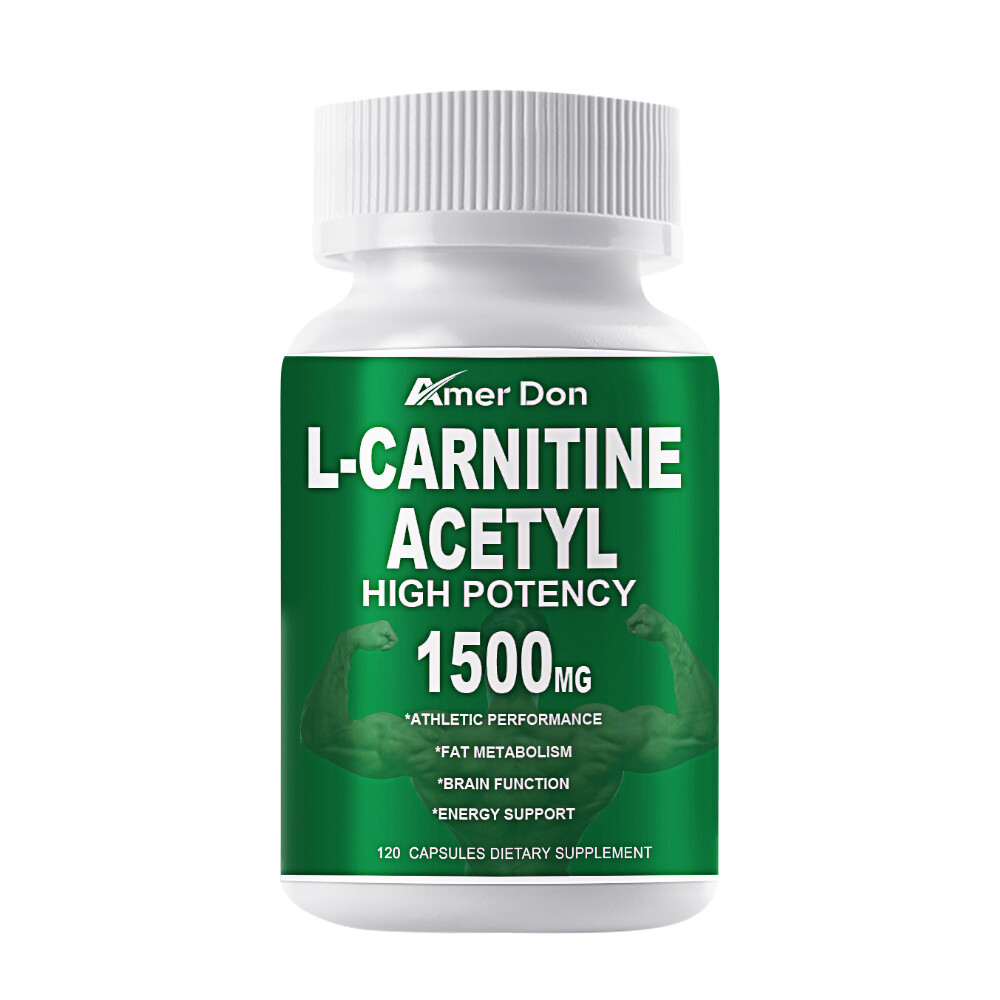 ACETYL L-CARNITINE (ALCAR, ALC) TABLETS 1500mg 120 Capsules PHARMACEUTICAL GRADE