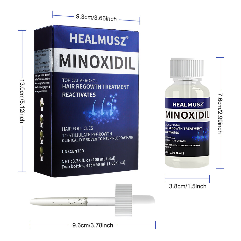 6PCS MINOXIDIL 5% EXTRA STRENGTH HAIR REGROWTH TREATMENT FOR MEN 6 MONTHS SUPPLY