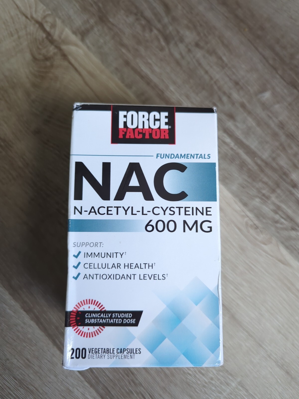 Fundamentals, NAC, N-Acetyl-L-Cysteine, 600 mg, 200 Vegetable Cap. Exp 03/2025