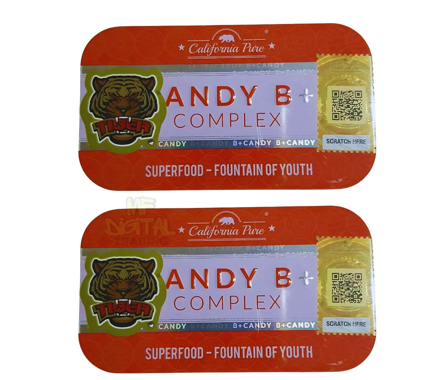 2 Candy B+ Vitamin Complex Tiger for Male Performance 100% Genuine shipping free