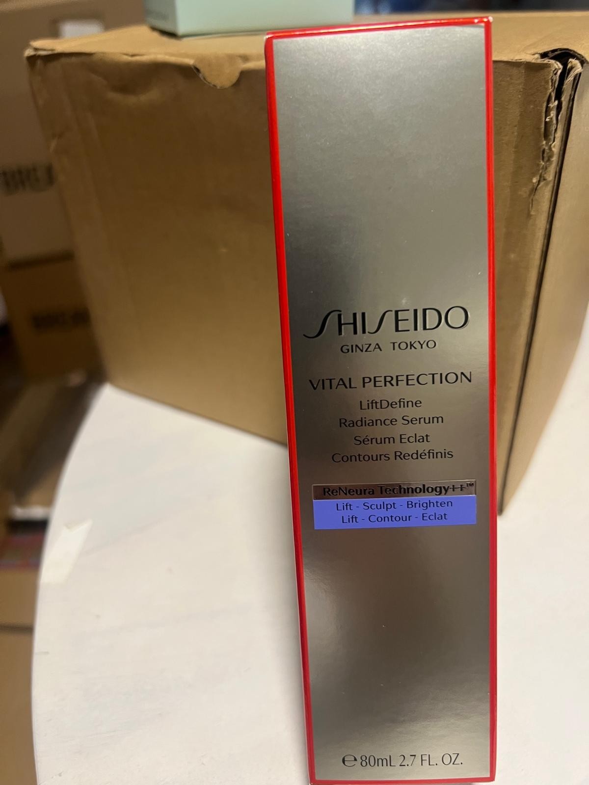 Shiseido Vital Perfection LiftDefine Radiance Serum – Large Size 80mL / 2.7 Oz