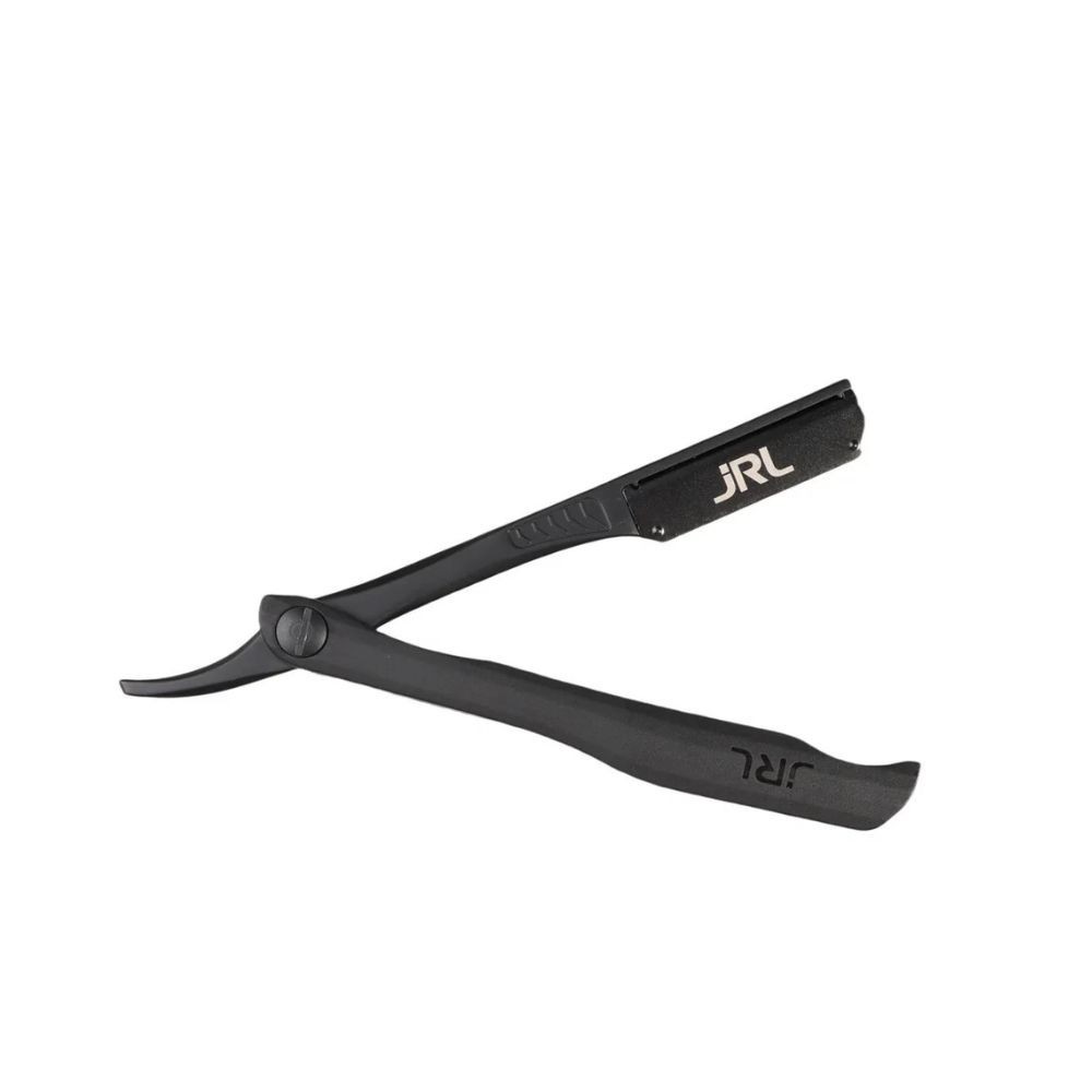 JRL Black Magnetic Straight Edge Razor