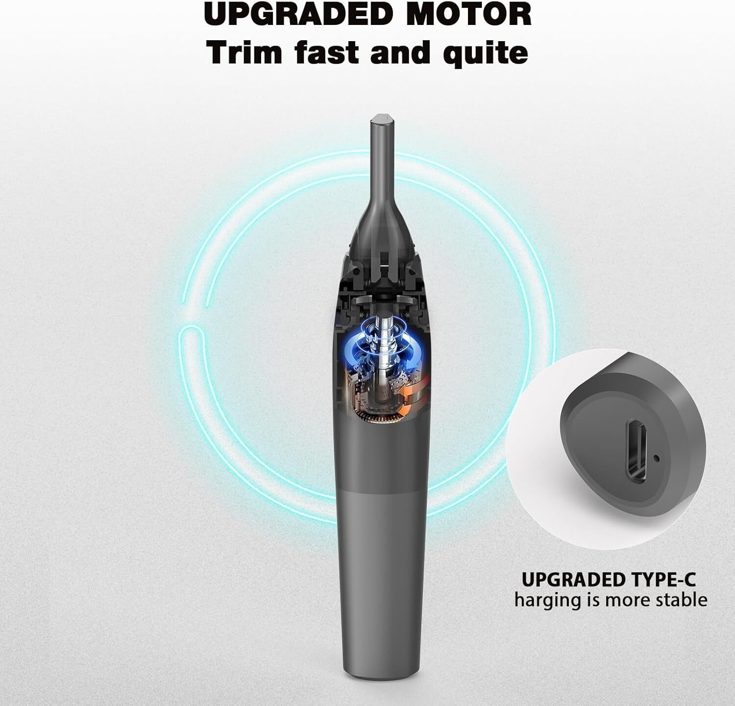 2025 NEW Nose Ear Face Neck Eyebrow Hair Mustache Beard Trimmer Shaver Clipper