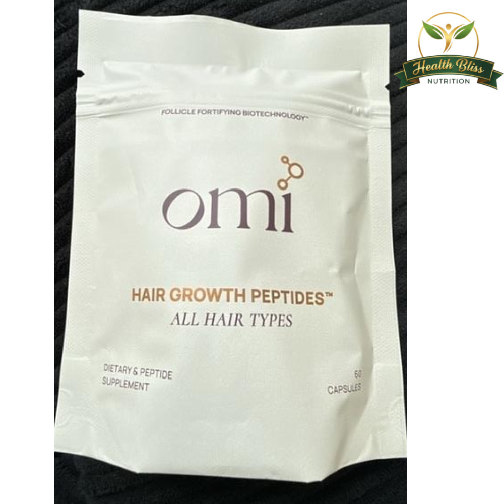 OMI Hair Growth Peptides – All Hair Types – 60 Capsules – Hair Support Supplemen