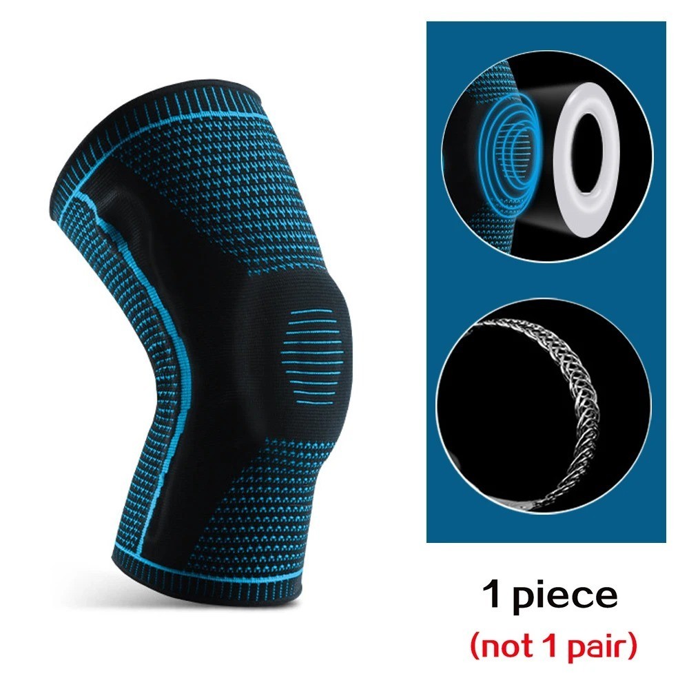Knee Sleeves Compression Brace Support Sport Joint Injury Pain Arthritis Relief