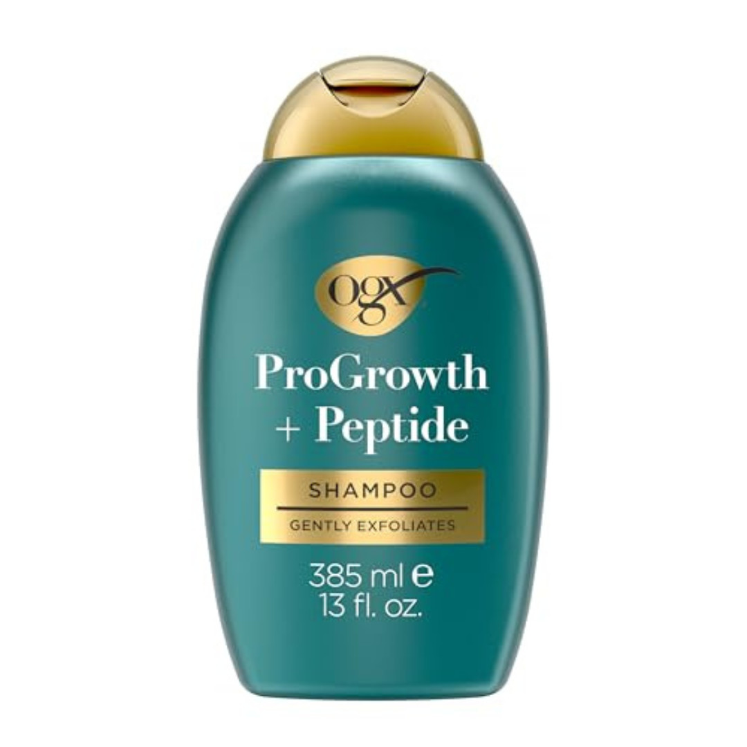OGX Progrowth + Peptide Clarifying Shampoo, Gentle Exfoliating Scalp Shampoo Sup