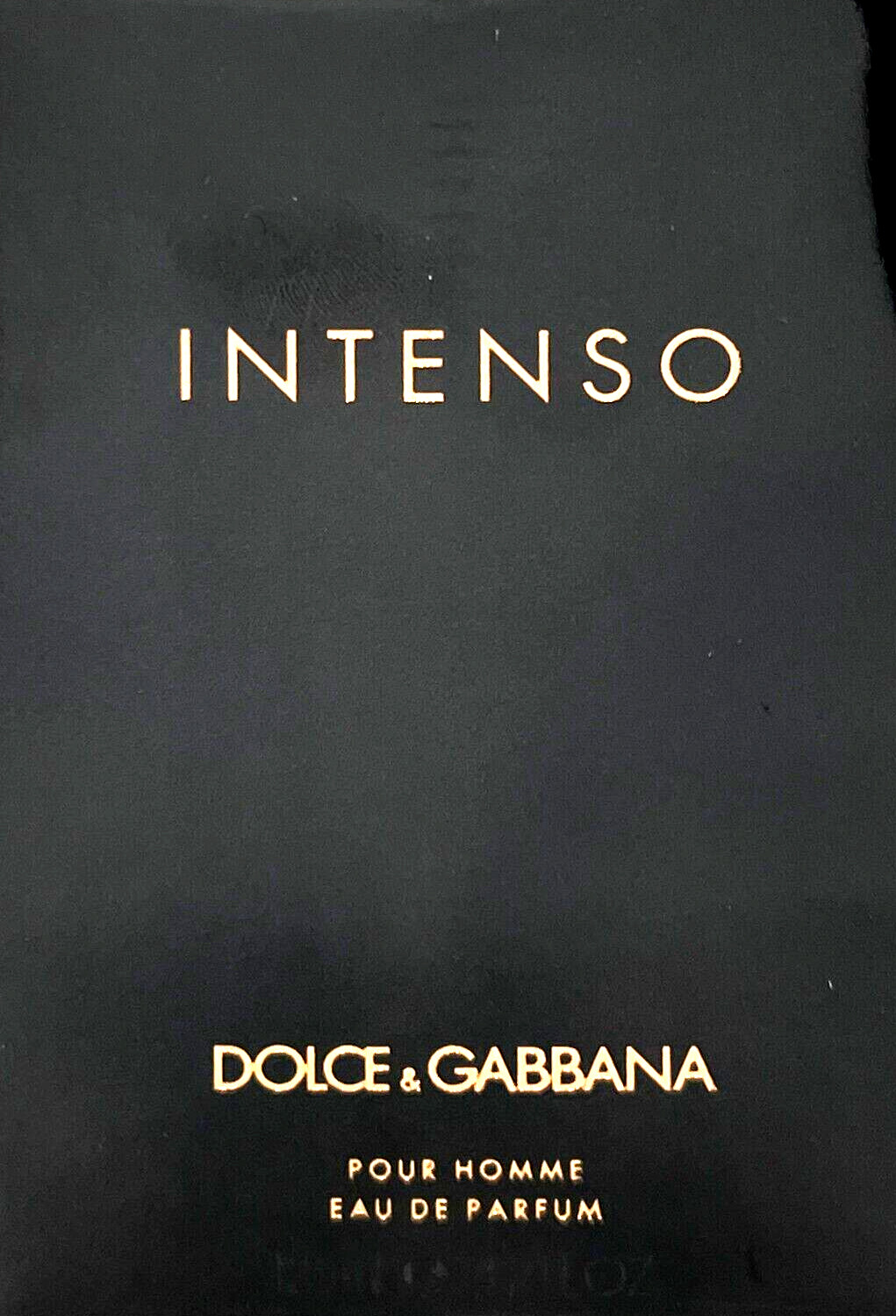 DOLCE & GABBANA INTENSO POUR HOMME EAU DE PARFUM SPRAY 4.2 Oz / 125 ml BRAND NEW