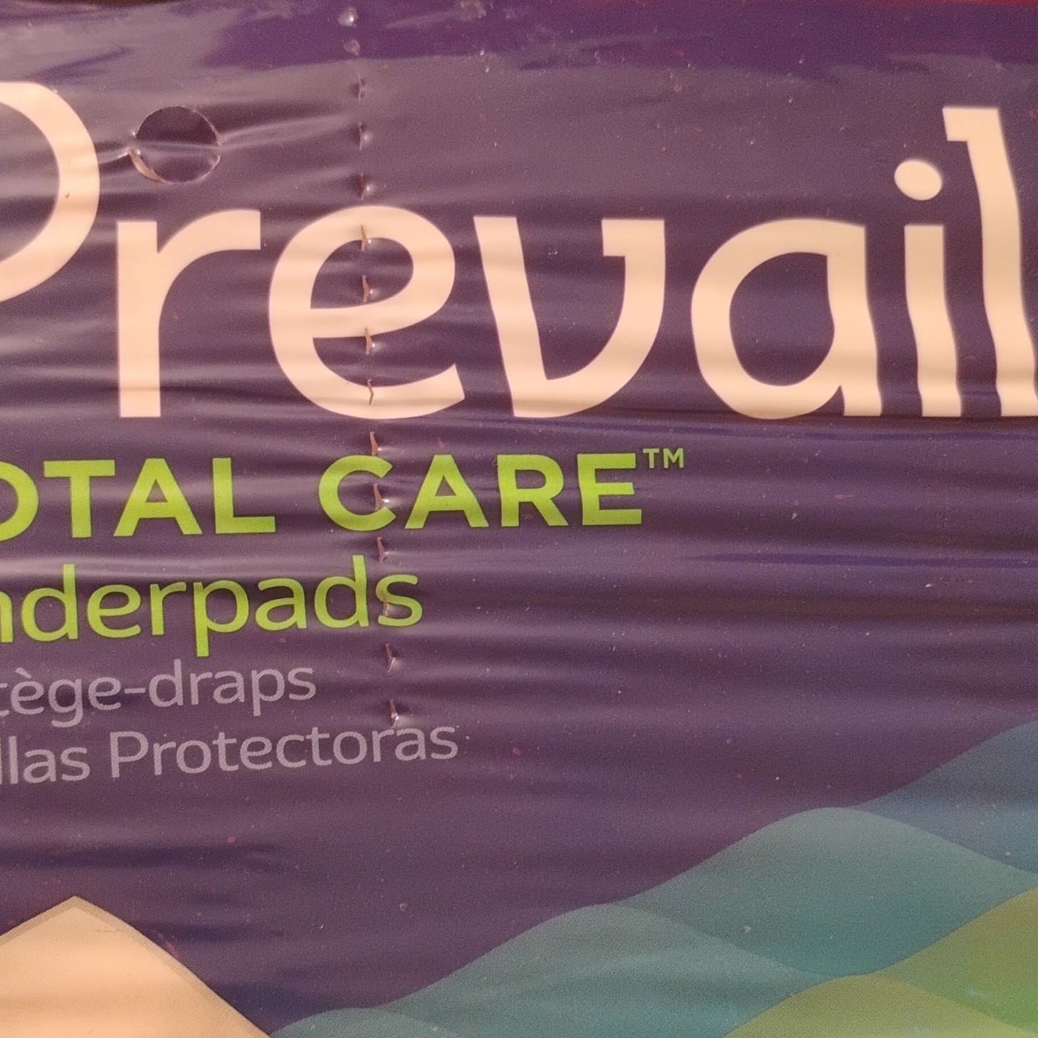 Prevail Total Care Underpads Super Absorbent XL 30 x 30 Moisture Barrier 25 Ct
